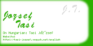 jozsef tasi business card